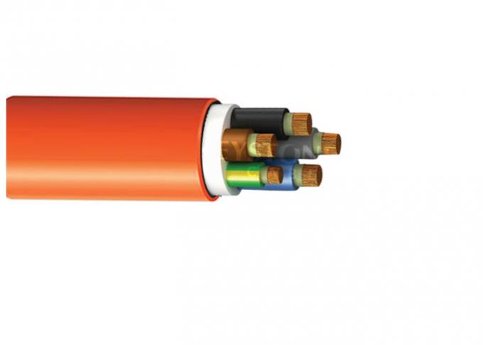 Orange Multicore 0.6kV 1kV Low Smoke Zero Halogen Cable 0