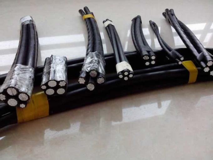 Medium Voltage PVC / XLPE Insulation 50mm2 Aerial Bundled Cable 1