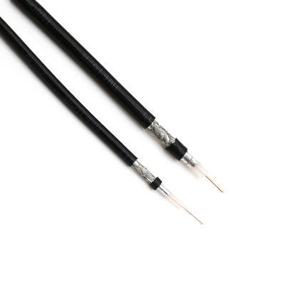 Black 75ohm RG6 RG11 RG59 CATV Flexible RF Coaxial Cable