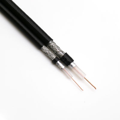 Black 75ohm RG6 RG11 RG59 CATV Flexible RF Coaxial Cable