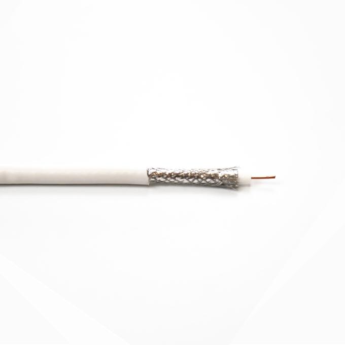 Tinned Copper 1 Core 1000ft Coaxial Power Cables For Public Antennas 0